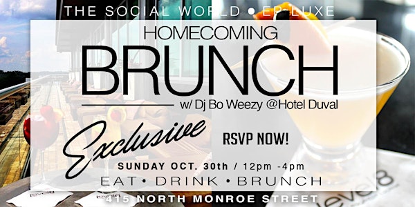 Homecoming "Exclusive" R&B BRUNCH