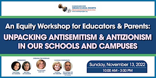 UNPACKING ANTISEMITISM & ANTIZIONISM IN OUR SCHOOLS AND CAMPUSES