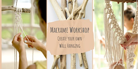 Macrame Wall Hanging Workshop Oct 29th