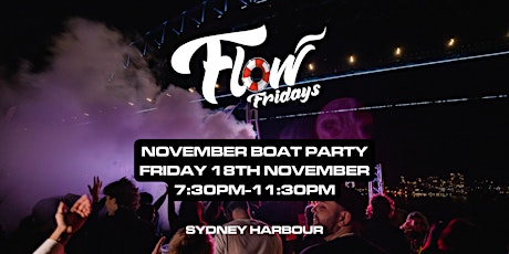Flow Fridays - Boat Party