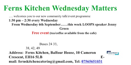 Fern's Kitchen Wednesday Matters primary image