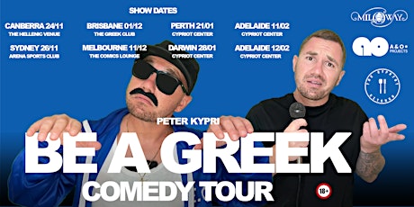 BE A GREEK COMEDY TOUR | SYDNEY