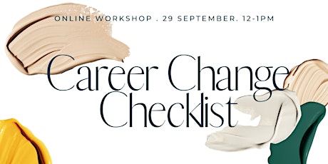 Career Change Checklist