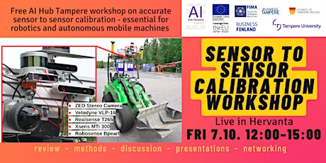 AI Hub Tampere Workshop: Sensor to Sensor Calibration primary image