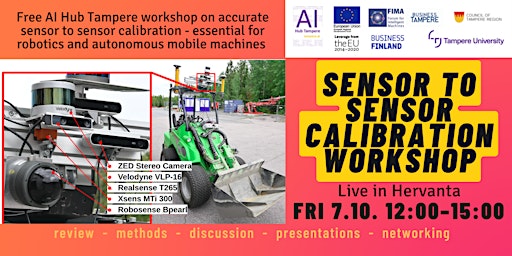 AI Hub Tampere Workshop: Sensor to Sensor Calibration