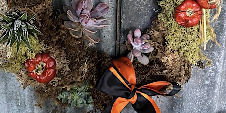 Imagen principal de Halloween Succulent Wreath Workshop