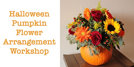 Pumpkin Flower Arrangement Workshop - Using Our Home Grown Flowers primary image