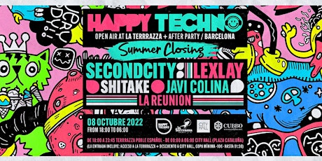 (CLOSING PARTY) HappyTechno Open Air at La Terrrazza (Afterparty opcional)