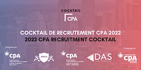 Image principale de Cocktail de recrutement CPA - Automne