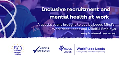 Inclusive recruitment and mental health at work primary image