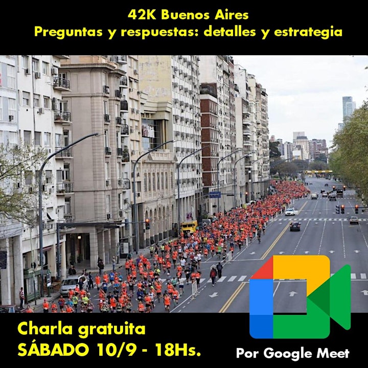 Imagen de 42K Buenos Aires - Charla sobre recomendaciones previas