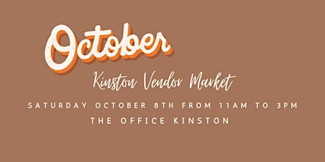 October 8th Vendor Fair - Handmade Goods