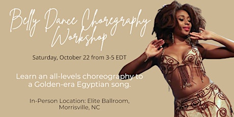 In-Person & Online: Belly Dance Choreography Workshop