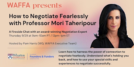 How to Negotiate Fearlessly with Award-Winning Professor Mori Taheripour