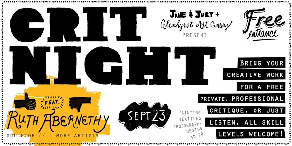Paris Lectures #19: Crit Night with Glenhyrst Art Gallery
