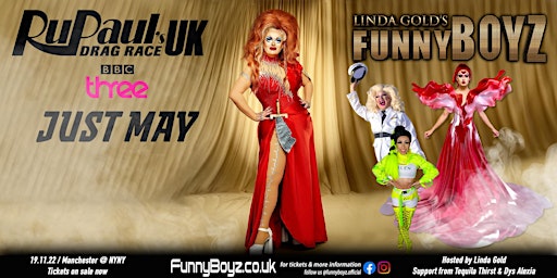 FunnyBoyz Manchester presents... RuPaul's Drag Race UK S4: JustMay
