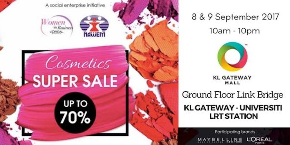 L'Oreal-NAWEM Women In Business Cosmetics Super Sale