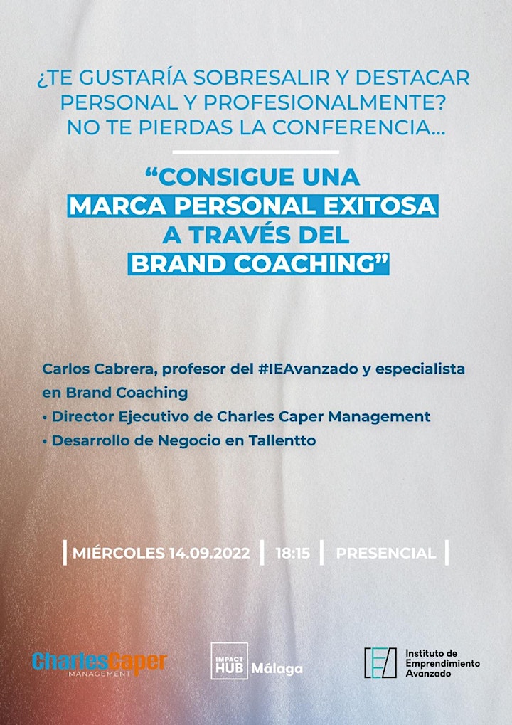 Imagen de Consigue una Marca Personal exitosa a través del Brand Coaching