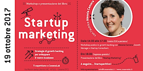 Immagine principale di Startup Marketing - Workshop in Growth Hacking 