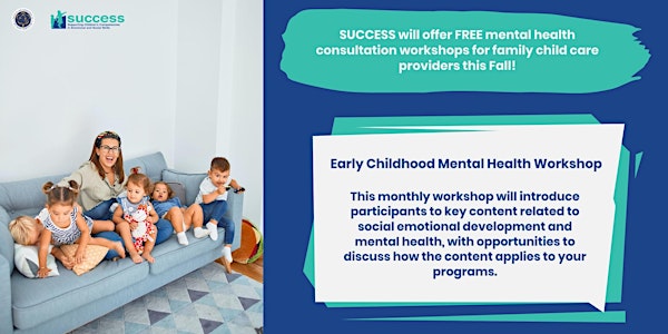 Early Childhood Mental Health Workshop  (English, 2nd Wednesday)