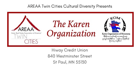 AREAA Twin Cities Cultural Diversity Presents: The Karen Organization