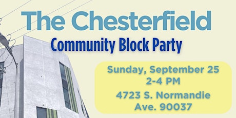 The Chesterfield Block Party