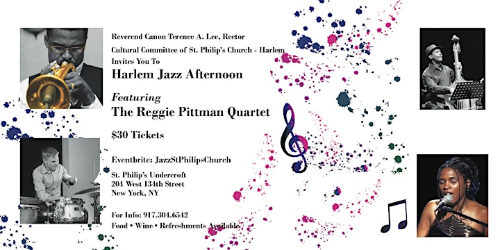 ST. PHILIP'S CHURCH PRESENTS HARLEM JAZZ AFTERNOON AT THE UNDERCROFT image