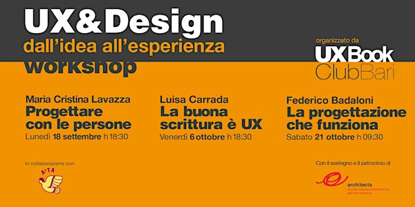 UX & Design - Dall'idea all'esperienza - 3 giorni per ispirarsi 