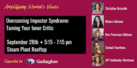 Amplifying Women's Voices:  Overcoming Imposter Syndrome