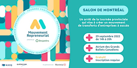 Mouvement Repreneuriat présenté par Desjardins | Salon de Montréal primary image