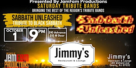 Sabbath Unleashed @ Jimmy's Restaurant and Lounge