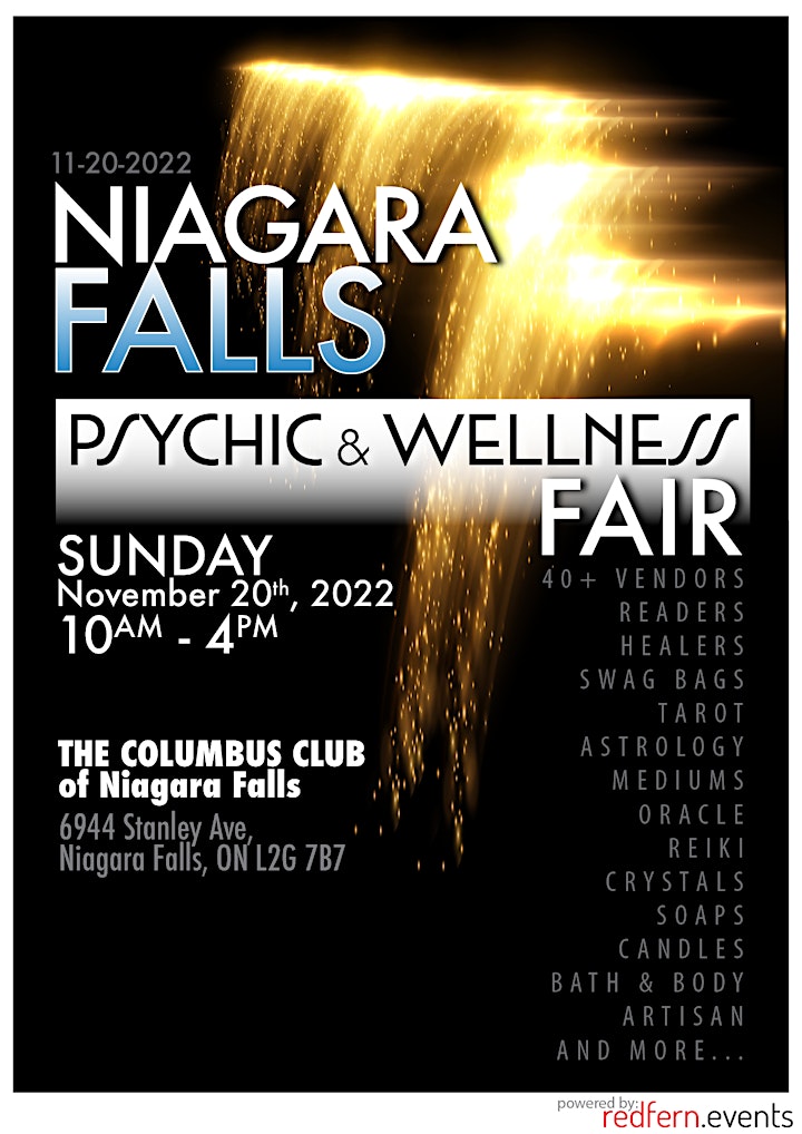 NIAGARA FALLS PSYCHIC & WELLNESS FAIR image