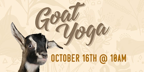 Goat Yoga at Blaker's Tarmac Venue