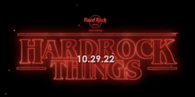 Hard Rock Hotel Halloween "Hard Rock Things" Sat Oct 29 • Featuring TBA