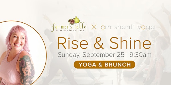 September Yoga & Brunch at Farmer's Table NPB