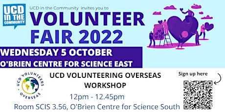 UCD Volunteer Fair - Volunteering Overseas Workshop