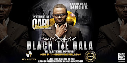 1st Annual 757 Black Tie Gala, Featuring the Carl Thomas Experience