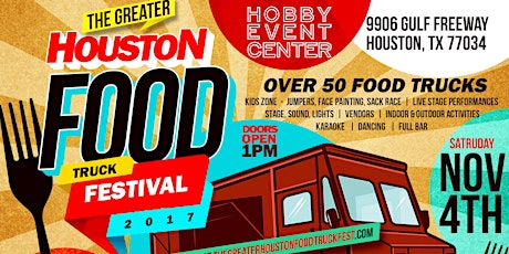 The Greater Houston Food Truck Festival primary image