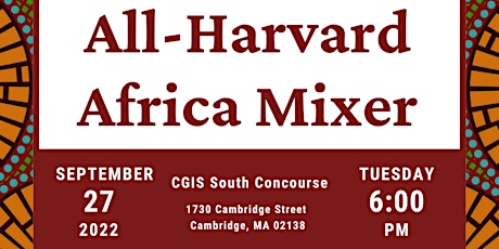All Harvard Africa Mixer