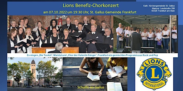 Lions Benefiz-Chorkonzert