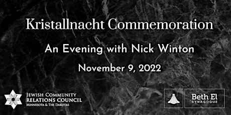 Kristallnacht Commemoration - An Evening with Nick Winton