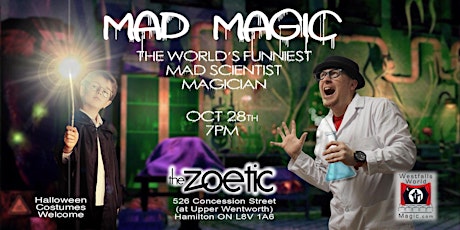 MAD MAGIC.  A Family Halloween magic spectacle