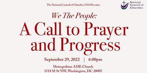 We the People: A Call to Prayer and Progress