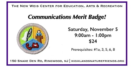 Communications Merit Badge!