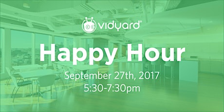 Vidyard VIP Lounge Happy Hour primary image