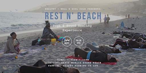 Rest N' Beach | Yoga & Sound Healing Experience primary image