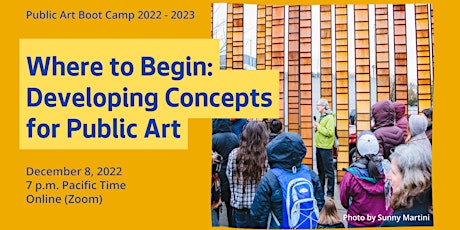 Where to Begin: Developing Concepts for Public Art