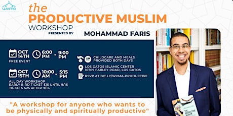 Productive Muslim Workshop with Mohammad Faris