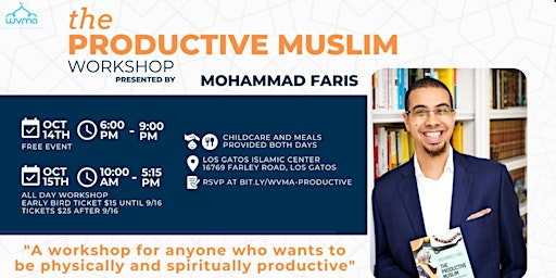 Productive Muslim Workshop with Mohammad Faris