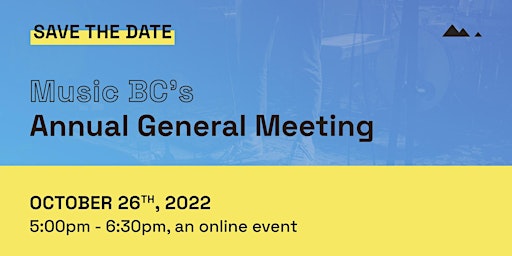 Music BC Annual General Meeting (Online)